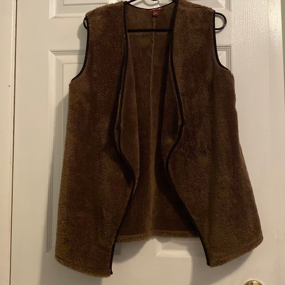 Brown Fleece Vest